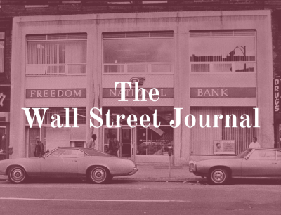 Black Bank Fund in Wall Street Journal